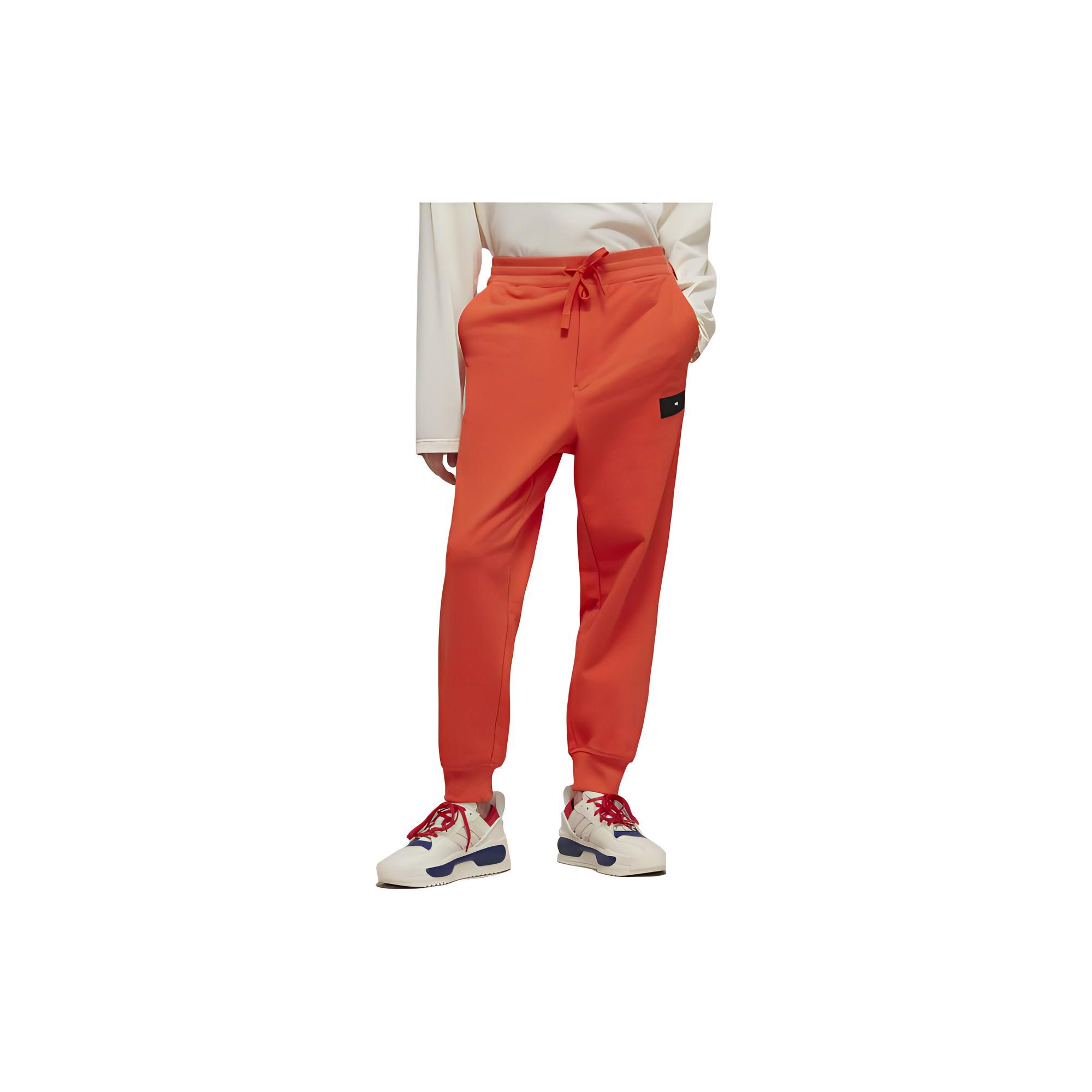 

Y-3 Organic Cotton Terry Cuffed Pants Men Pants Orange IB4810 XXL