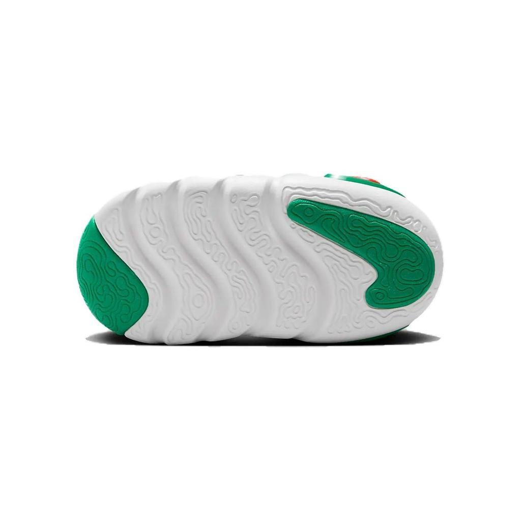 Nike Dynamo Go 2 EasyOn TD Grau Grün Picante Rot Baby Turnschuhe Fußball-Grau Persisch-Violett Stadion-Grün FD0554-002