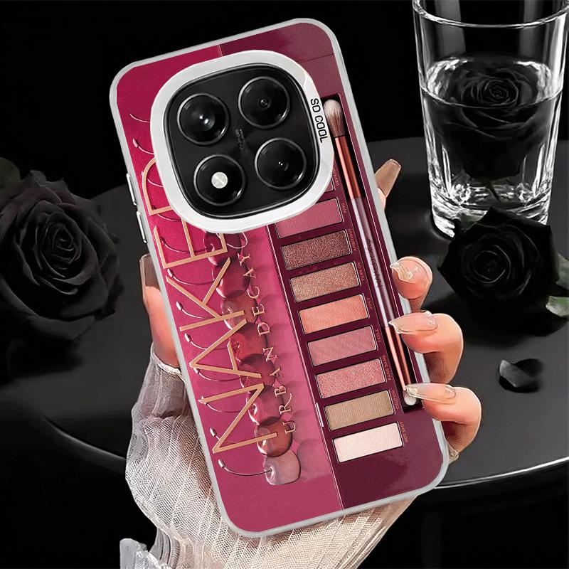 Makeup Eye Shadow Box Pattern Shockproof Phone Case for Xiaomi Redmi Note 15 14 13 12 Pro Plus 11 11S 11T 5G Cover Anti Fall Fun