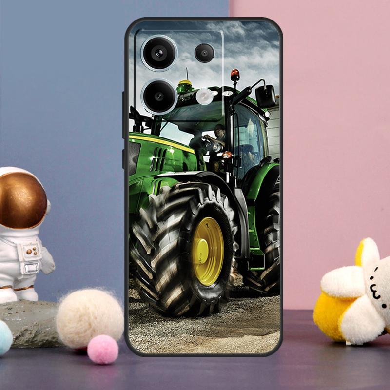 

Farm Vehicle Tractor Case For Xiaomi Redmi Note 14 9 10 11 12 13 15 Pro Plus Redmi 15 15C 14C 10C 12C 13C Cover Note 15 Pro Plus 5G