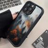 Smoke Forest Landscape Pattern Phone Case for iPhone 17 16 15 14 13 12 11 Pro/Max/Plus Anti Drop and Anti Shock Back Cover