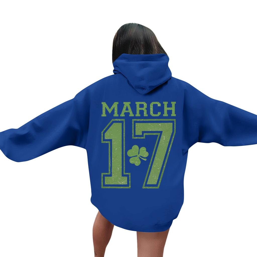 Men's St. Paul's Day Letter Hooded Sweatshirt