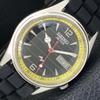 AUTOMATIC VINTAGE SEIKO ACTUS JAPAN MENS BLACK COLOR DIAL WATCH A702329-5 R124-a702329