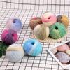 6pz 300g/10,56oz Filato di Mohair Super Morbido Extra Spesso Lavorazione a Maglia Uncinetto Lana Bundle di Filati Vivaci per Sciarpe Scialli Coperte Maglioni Artigianato Fai-da-te