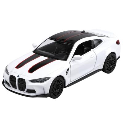 1/36 Ölçekli BMW M4 CSL Diecast Model Arabalar, Geri Çekilebilir Araçlar BMW M4 Oyuncak Arabalar, Erkek Çocuklar Kızlar İçin Araba Hediyeleri