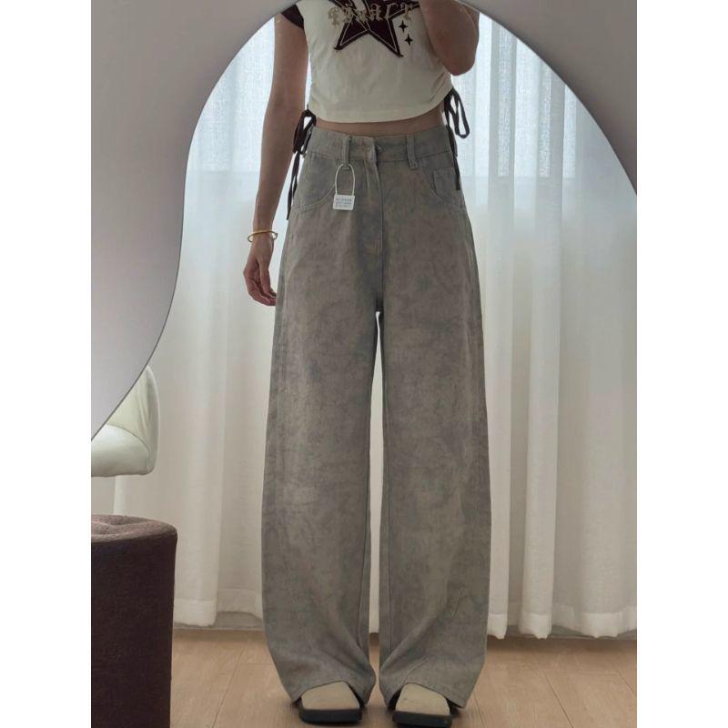 

Women s Plus Size Wide-Leg Jeans: Slim Fit for Pear-Shaped Bodies, New Autumn 2025 Collection M