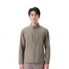 Anta Champion Travel Series Solid Color Button Soft Simple Versatile Long Sleeve Shirt Men Shirts 152610633-1