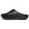 Quiet Abrasion Resistant Closed Toe Slippers Unisex Black 1SM02605G_001