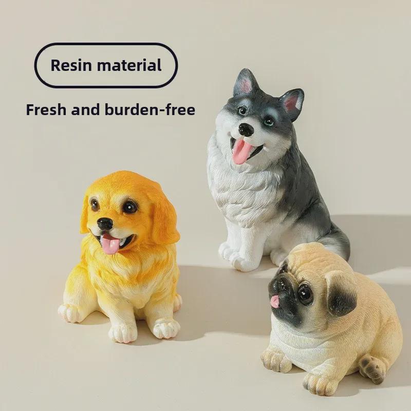 Adorable Dog Ornaments: Desktop & Car Console Decorations with Shaking Head - Perfect Pet Lover Gifts