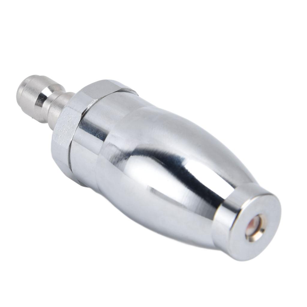 High Pressure Washer 3600PSI Rotating Turbo Nozzle with 1 4in Quick Connect Plug Stainless Steel Rotating Nozzle