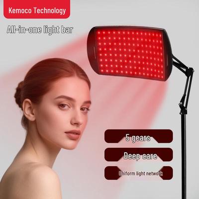Dispozitiv de terapie cu LED-uri cu lumină roșie: Panou de Silicon cu Infraroșu și Spectrometru - Include Suport