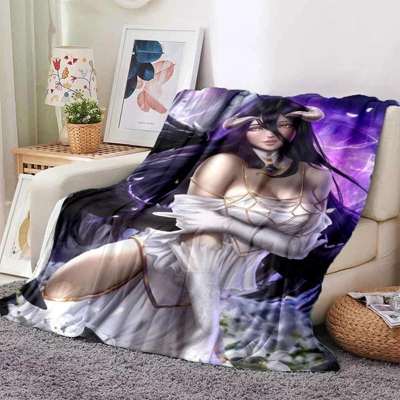 Sexy Anime Girls Blanket Soft Plush Flannel Throws Blankets for Sofa Bed Couch Best Gifts All Season Light Bedroom Warm Decke