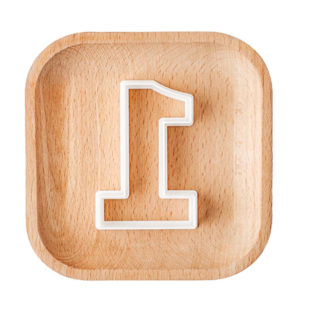 Cookie Cutters Cookie Embossing Mold Birthday Series Baking Tools Biscuit Mold Plastic Material for DIY Baking Cookie