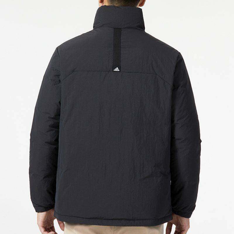 Adidas Down Jackets Men's Black Stand Collar Moderate Other IL8922