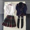 Rakulifey 13 BJD Puppenkostüm Kugelgelenkpuppenkleidung 13 Zoll Puppe Schuluniform 4-teiliges Set Geburtstagsgeschenk Kostüm