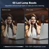 Selfie Light, Phone Light with Front & Back Clip, 60 LED Portable Light with 3 Modes, 5000mAh Rechargeable Video Light for Phone, iPhone, IPad,