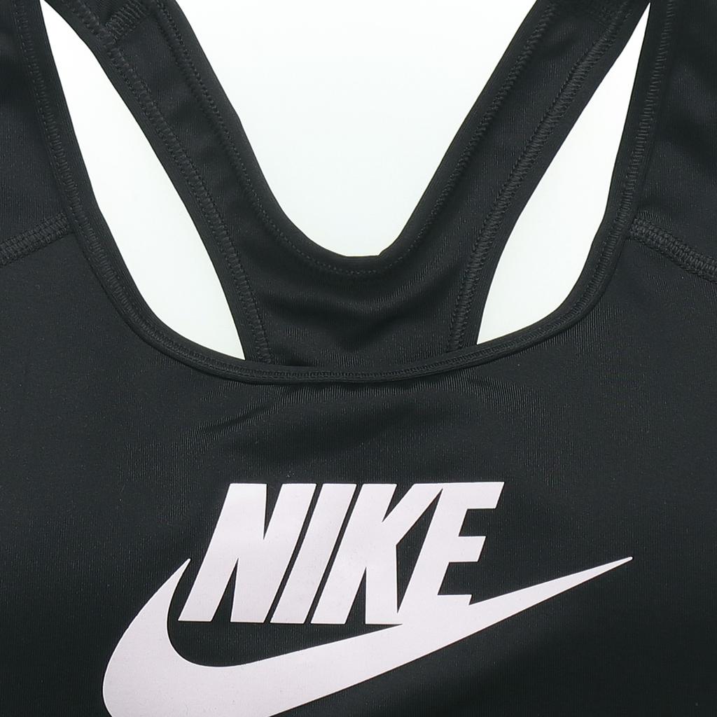 Nike Medium Support Solid Color Fitted Sports Tank Top Women tops Black CN5263-010