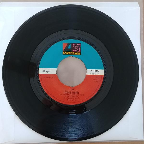 

7inch Record JACKIE MOORE - Time K10164 Atlantic 1972 UK Soul/Funk Used