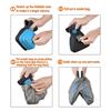 Dog Pet Travel Foldable Pooper Scooper With 1 Roll Decomposable Bags Poop Scoop Clean Pick Up Excreta Cleaner