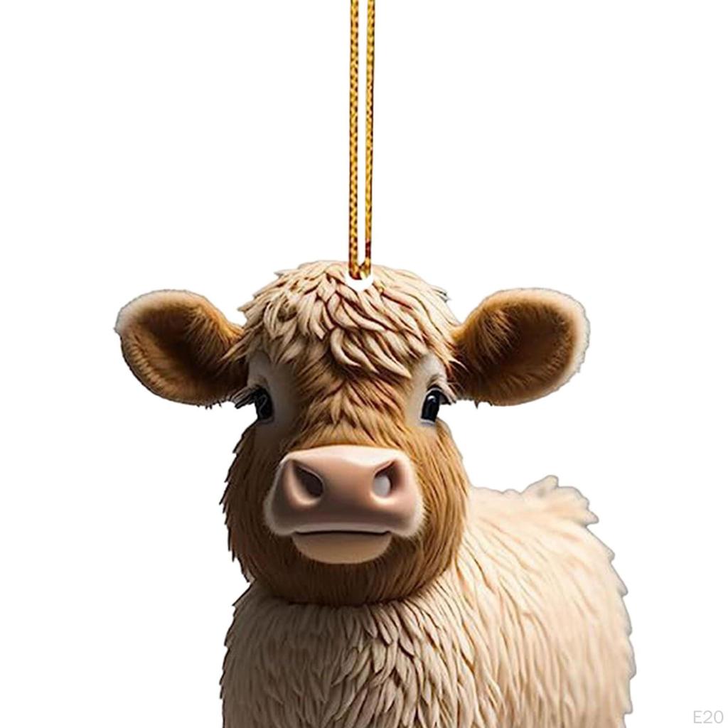 Christmas Tree Decorations Acrylic Ornaments Birthday Gift Door Window Car Pendants for Home