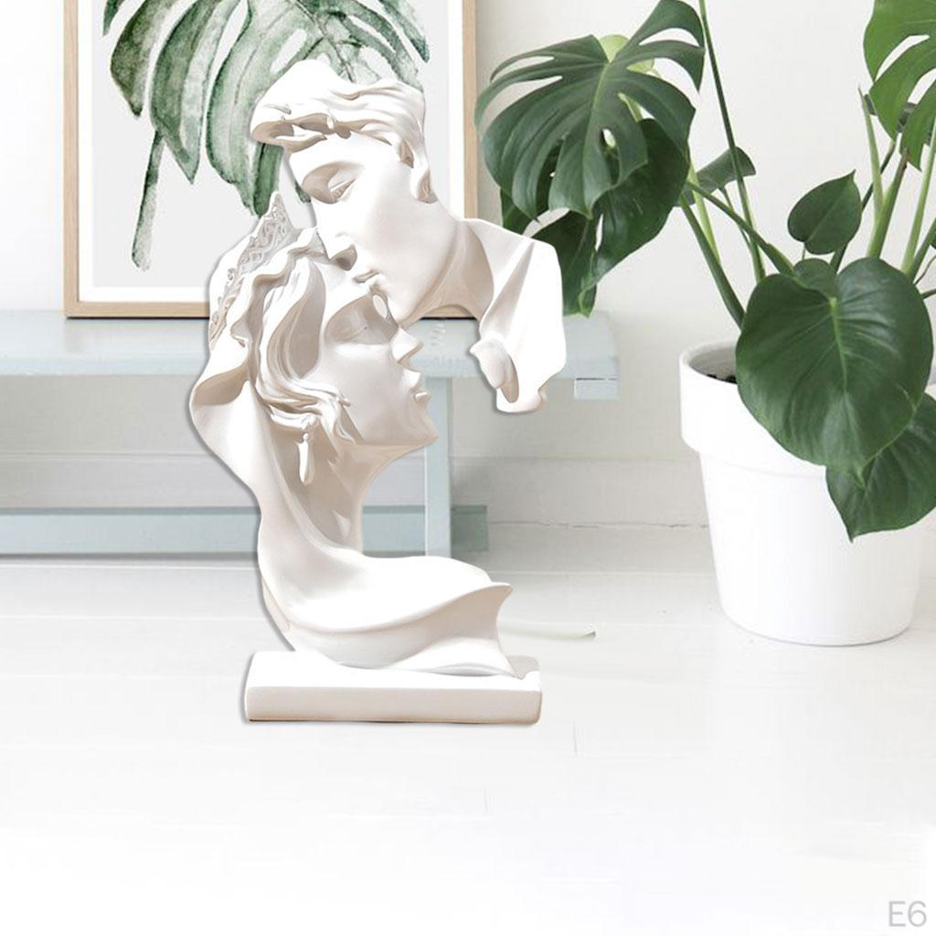 Couple Statue Abstract Ornament Crafts Sculpture Resin for Wedding Room