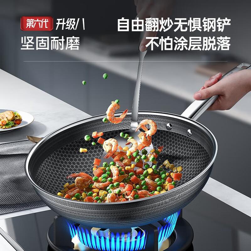 Kangbach 6th Gen Stainless Steel Honeycomb Wok