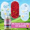 Probiotische Kapseln für Frauen, die Cranberry und Präbiotika enthalten, unterstützen die allgemeine Gesundheit und sind für Erwachsene geeignet.