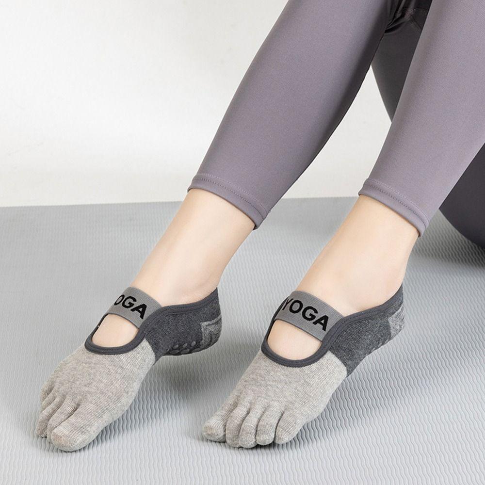 Rutschfeste Pilates-Socken Fünf-Zehen-Sportsocken Neue Yoga-Socken Frauen