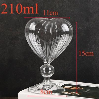 Heart Love Shaped Glass Mug Couple Cups Glass Cup Tea Beer Mugs Milk Coffee Cup Gift Drinkware Verres Bar Tool
