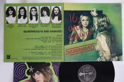 LP Record SILVERHEAD - 16 And Savaged EOP80928 ODEON 1973 Japan Rock Used