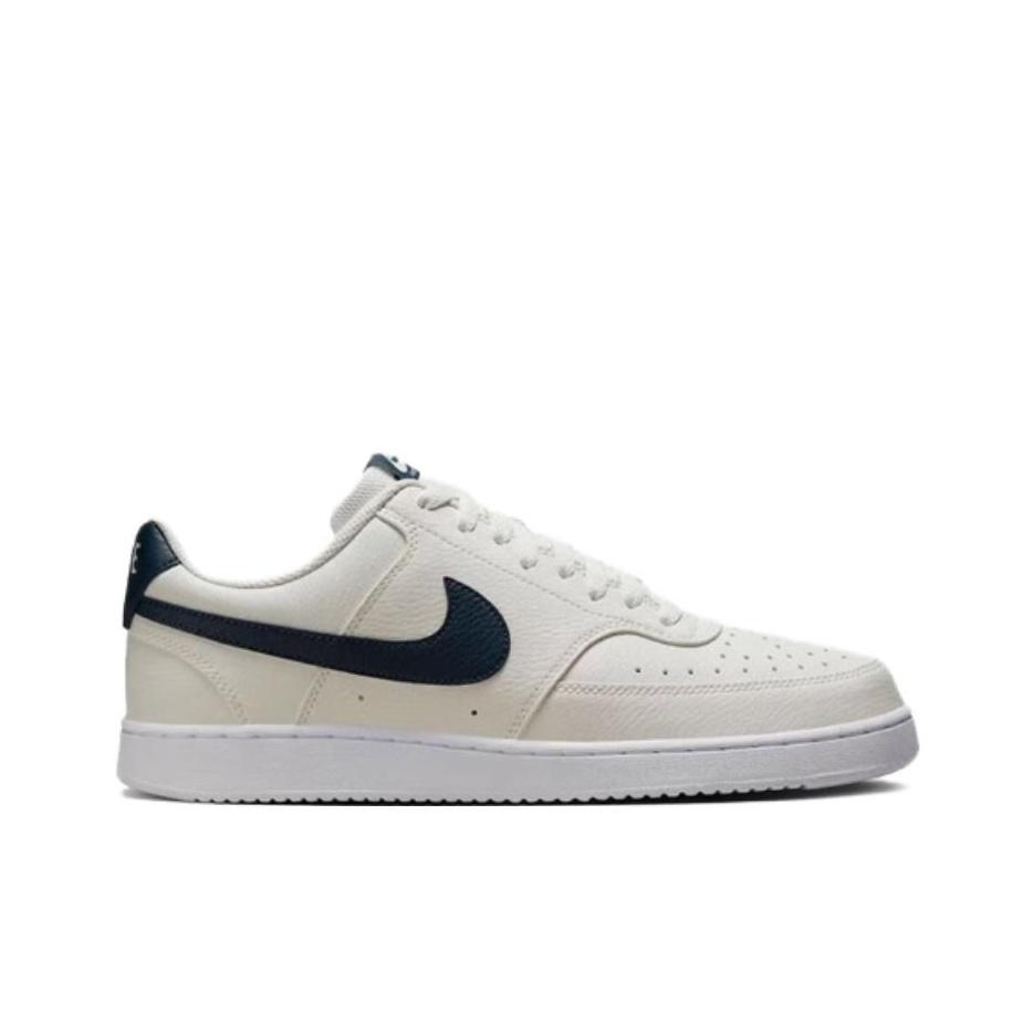 Nike Court Vision Low Sail Armory Navy Men Sneakers Cream White HQ4867-101