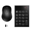 Rytaki Wireless Numeric Keypad and Mouse Set with USB Mini USB Numeric Keyboard and Mouse Compatible with and Connect Both the Numeric Keyboard and