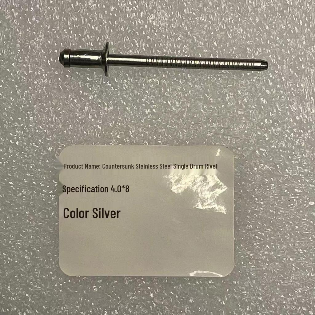 304 Stainless Steel Flat Head Single/Double Drum Countersunk Pop Rivets