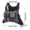 Wear-resistant Sports Chest Bag Waterproof Men Pack Bag Multi-functional Front Chest Pack  Cycling