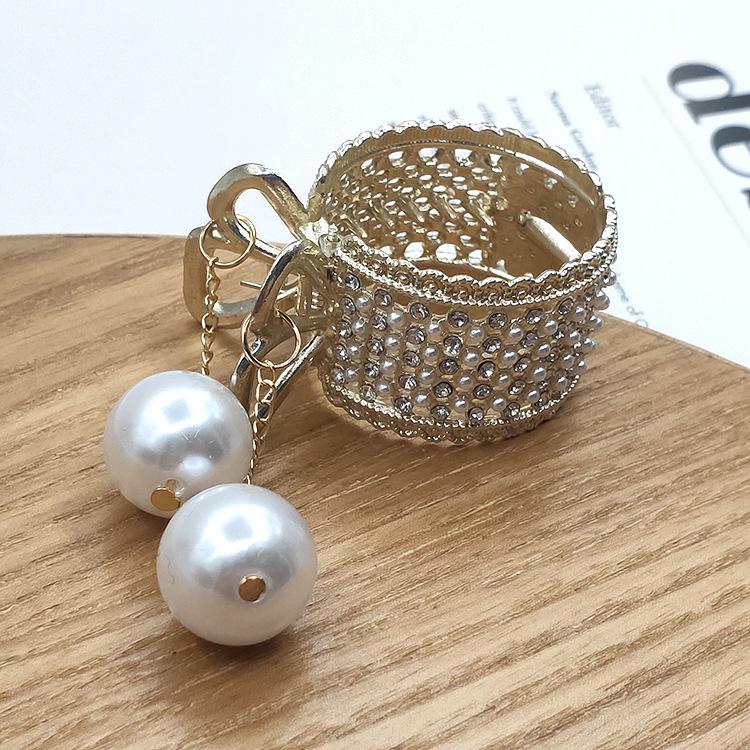 Luxury Alloy Rhinestone Hair Claw Clip for Women – Anti-Collapse Hold