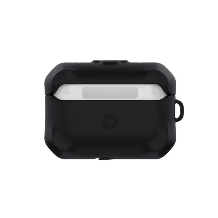 Coque renforcée - itskins - airpods pro 2 - rigide - noire - spectrum solid