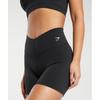 Gymshark EVeryday Front V Waistband Black B8a6k Bb2j