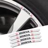 Car Accessories Decora Decal Wheel Hub Aluminum Alloy Stickers For Honda Civic Fit Jazz Accord Pilot CRV Odyssey Passport City