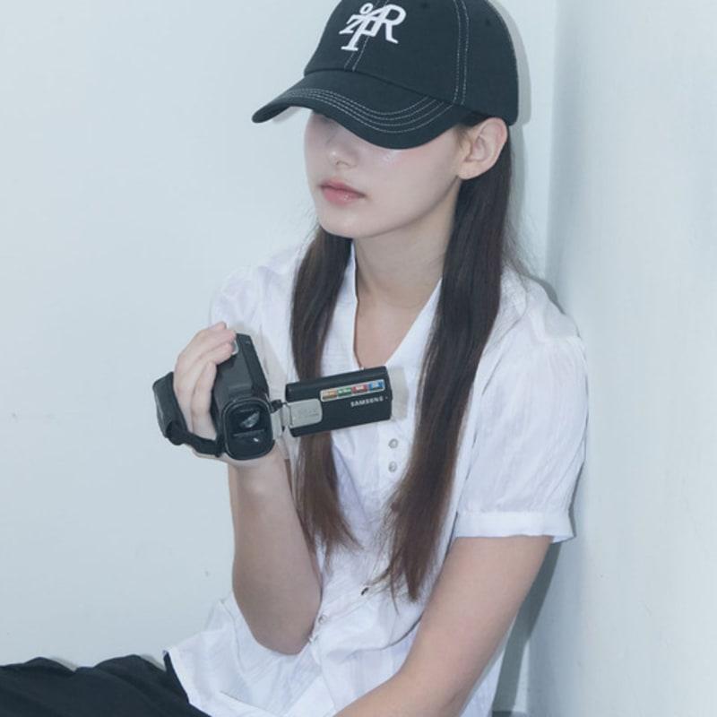 Oart Signature Typo Stitch Cap [BLACK]