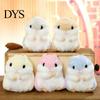 Soft Touch Keychain Hamster Plush Cute Stuffed Animal Pendant for Bags Backpacks Sturdy Chain Keyring Keys Adorable Gift Kids Friends Christmas