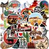 54 Sheets Western Cowboy Graffiti Stickers for Water Bottles & Laptops