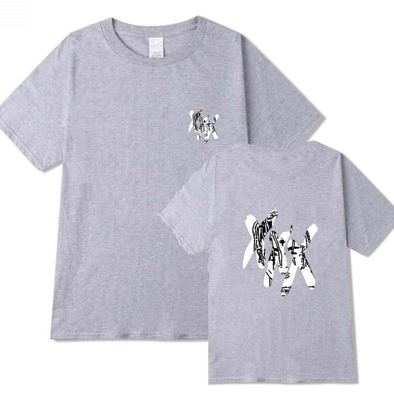 Nyhet REVENGE T-shirt Unisex Sommar Högkvalitativ T-shirt Casual O-ringad T-shirt Manlig Rappare Stjärna Unisex Eller Dam Topp T-shirts