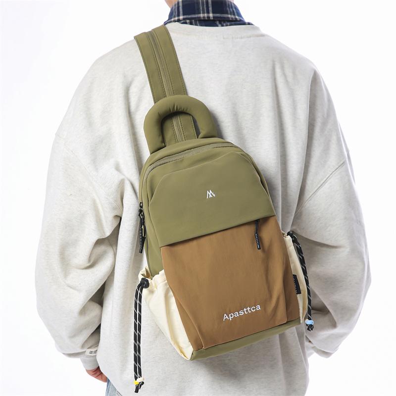 Crossbody Bag Men's Multi-purpose Backpack Women's Lightweight Riding Chest Bag