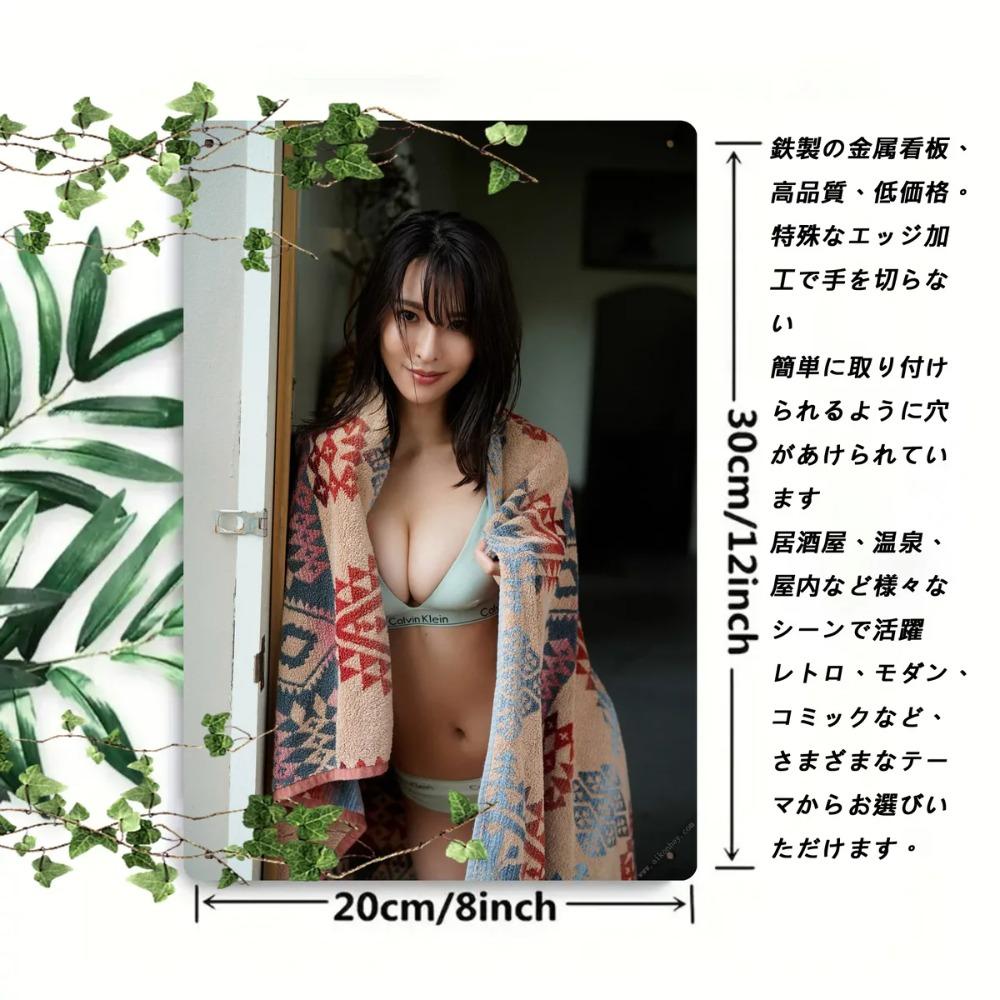 Vintage Metal Wall Sign 8x12 Inch Retro Iron Plaque Patio Decor