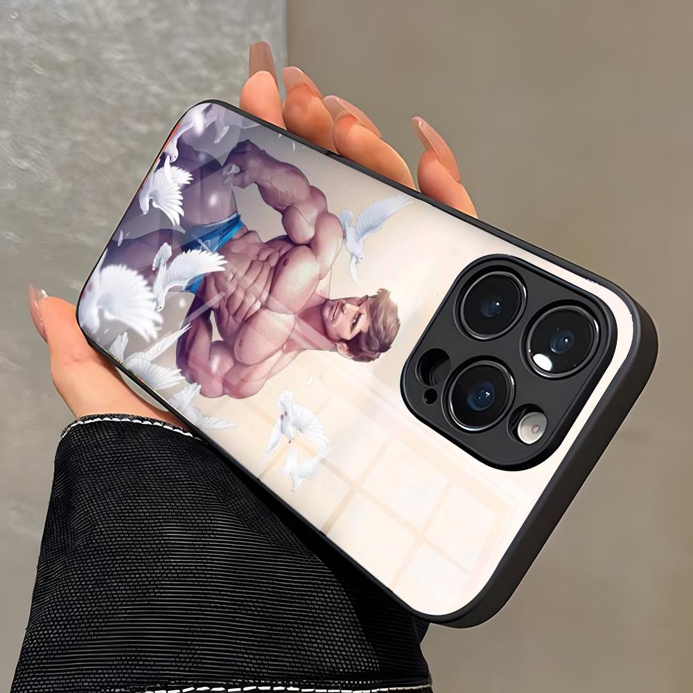 Billy Herrington Phone Case For IPhone 17 Pro Max 16 15 14 Pro Max 13 11 X Xs Xr 8 7Plus Glass Cover