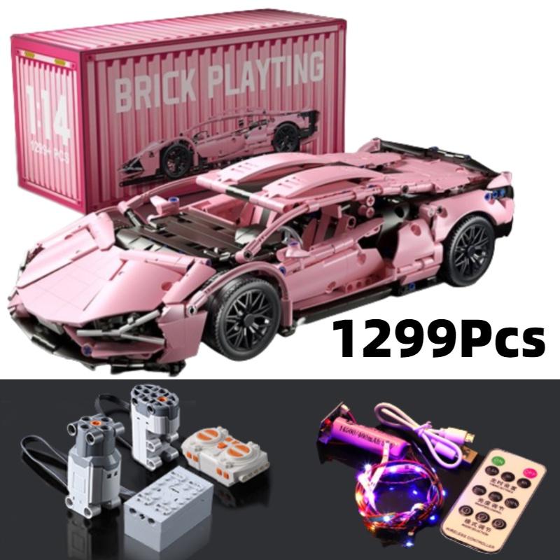 Compatible With Lego Remote Control Racing Car Building Blocks Lamborghini Porsche 911 Foreign Trade Product Assembly Car Model