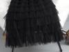 Autumn/Winter Layered Mesh Pleated High-Waisted Fluffy Long Skirt