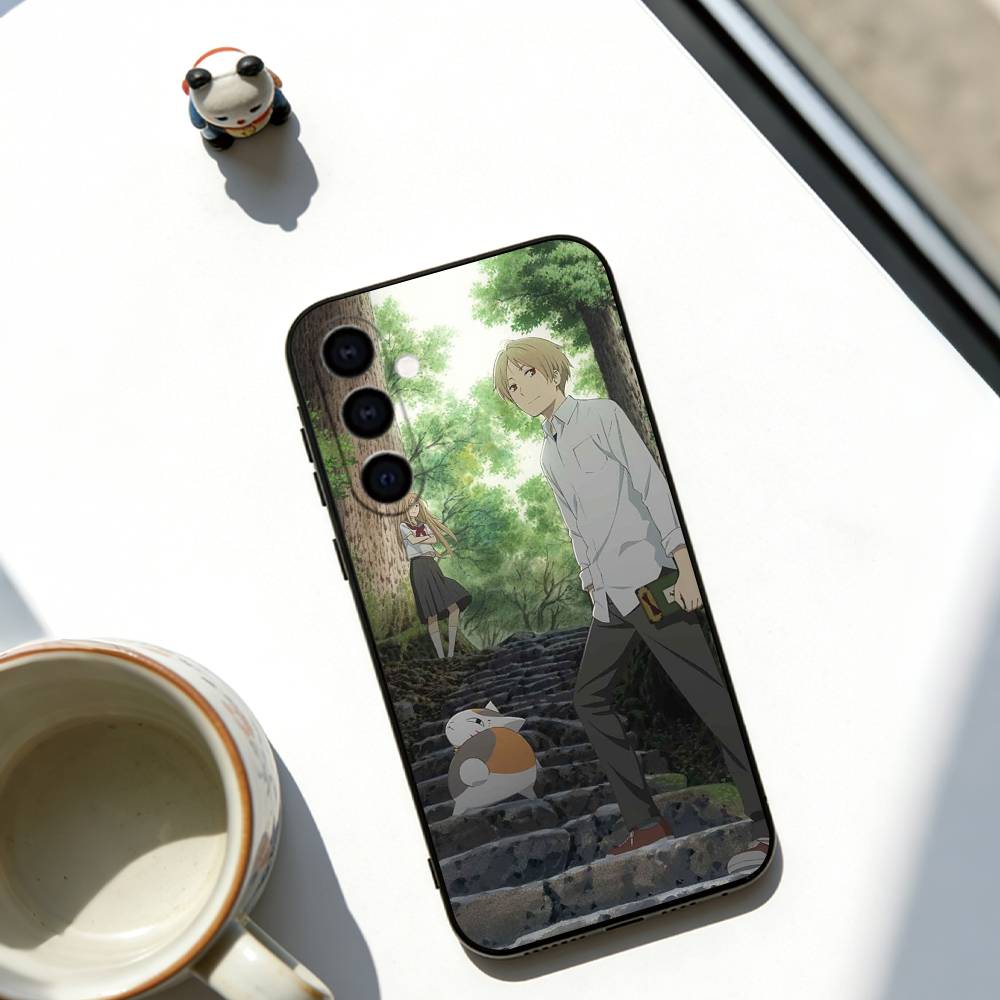 

Natsume Book of Friends Phone Case For Samsung Galaxy A73,A72,A71,A70,A53,A52,A51,Soft Black Cover Samsung a32 5g