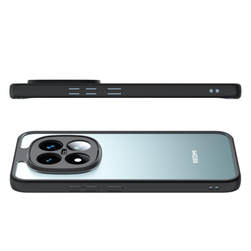 Pour Housse Redmi Note 15 Pro Pour Redmi Note 15 15 Pro Plus TPU Antichoc cadre noir transparent Housse Pour Redmi Note 15 Pro Plus