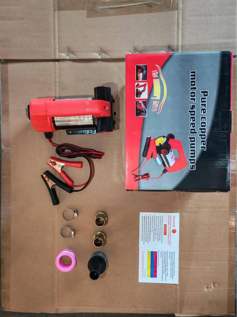 12/24V DC Self-Priming Electric Oil Pump for Vehicles & Home Use